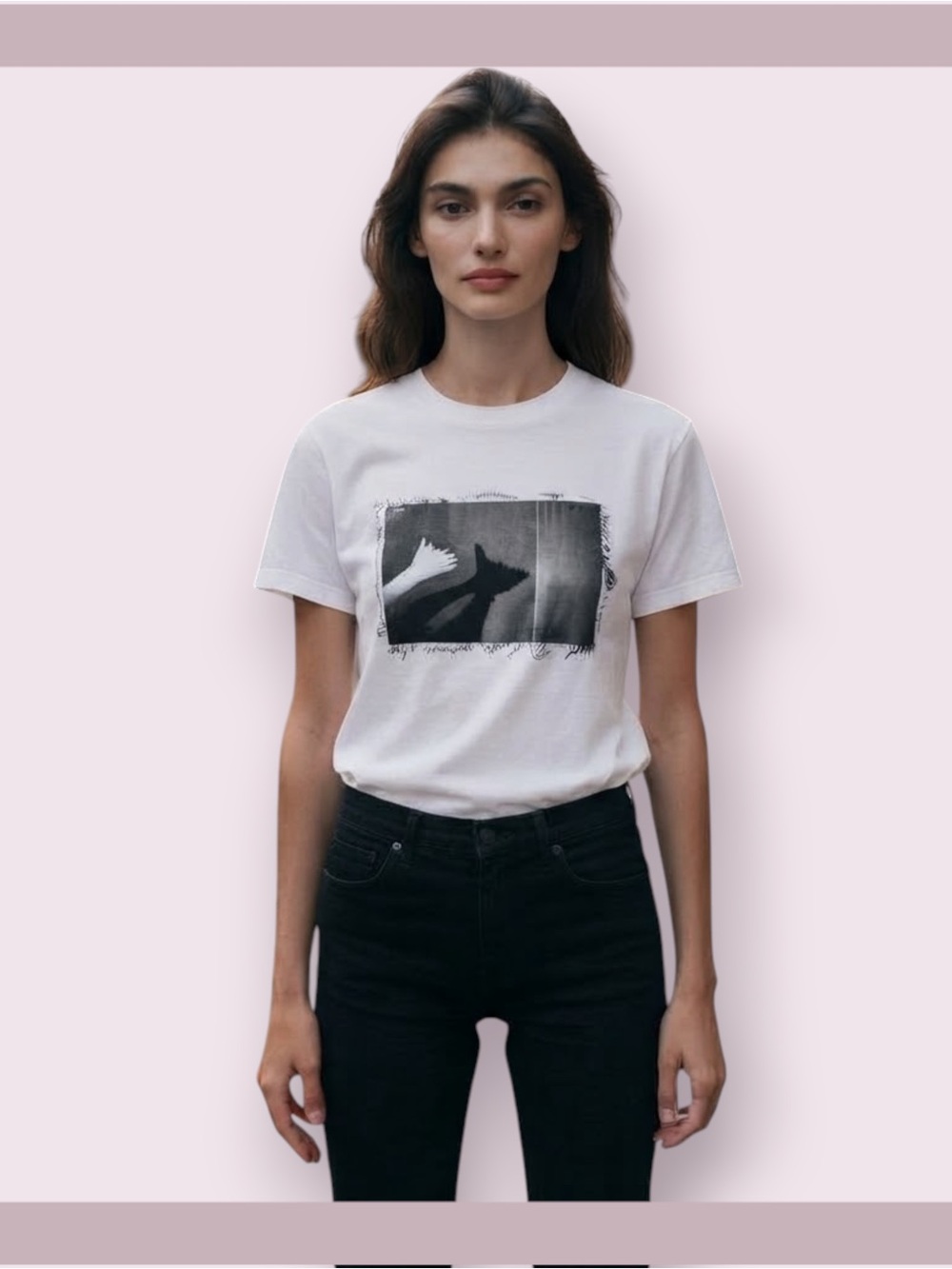 Uniqlo Unisex Peace For All White Graphic Tee